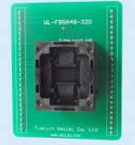 FBGA48 ic Adapter for wellon programer 0_8mm pitch